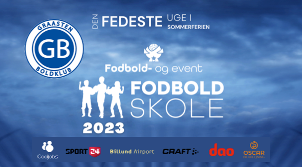 F&E FODBOLDSKOLE 2023 - GRÅSTEN BOLDKLUB (UDSOLGT)